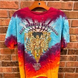 Tie-Dye Vintage-Style Jimi Hendrix T-Shirt